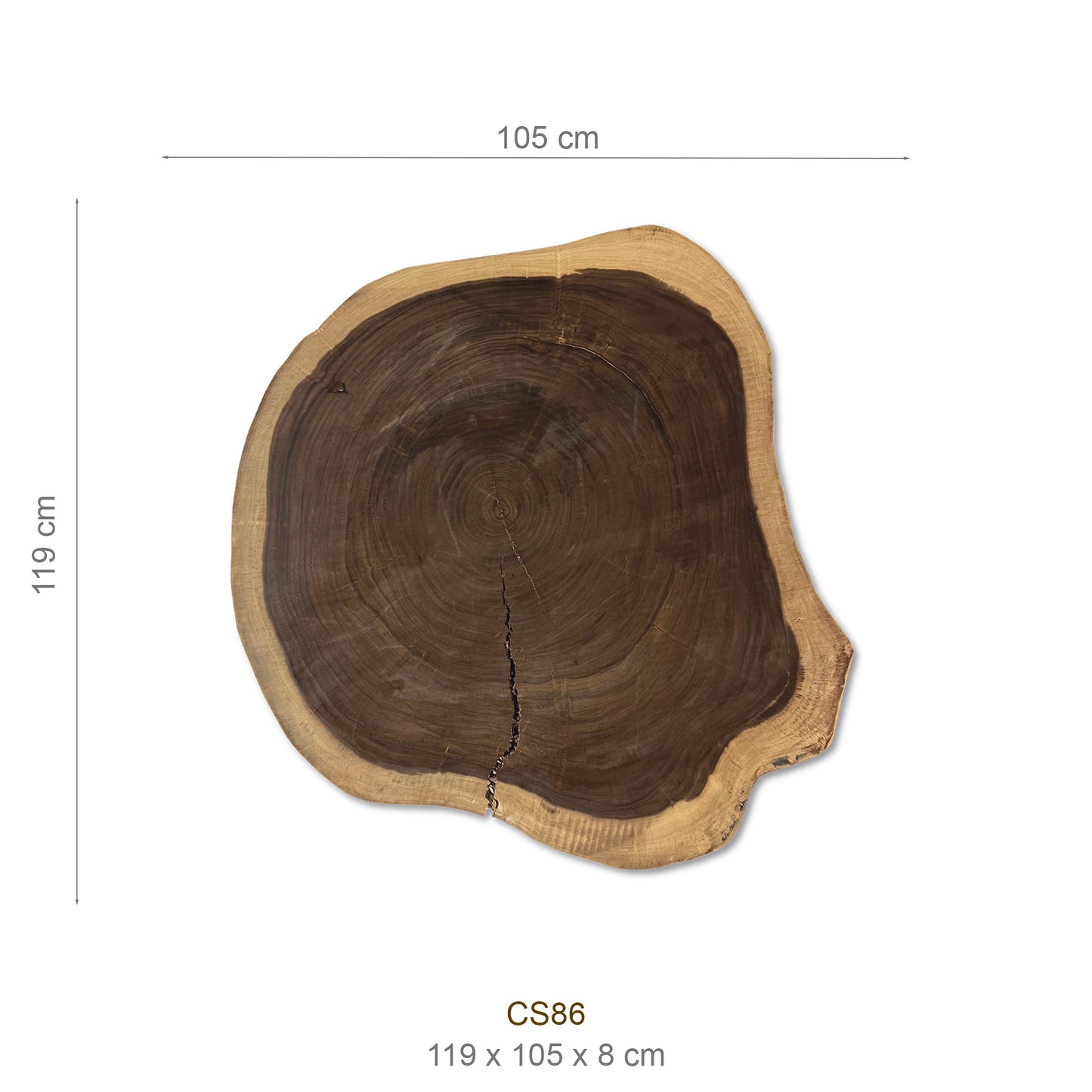 Baumscheibe (Suar, 120 cm)