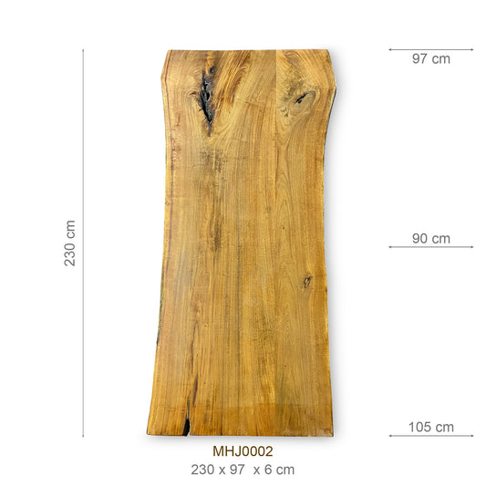 Tischplatte (Mahagoni, 230 cm)